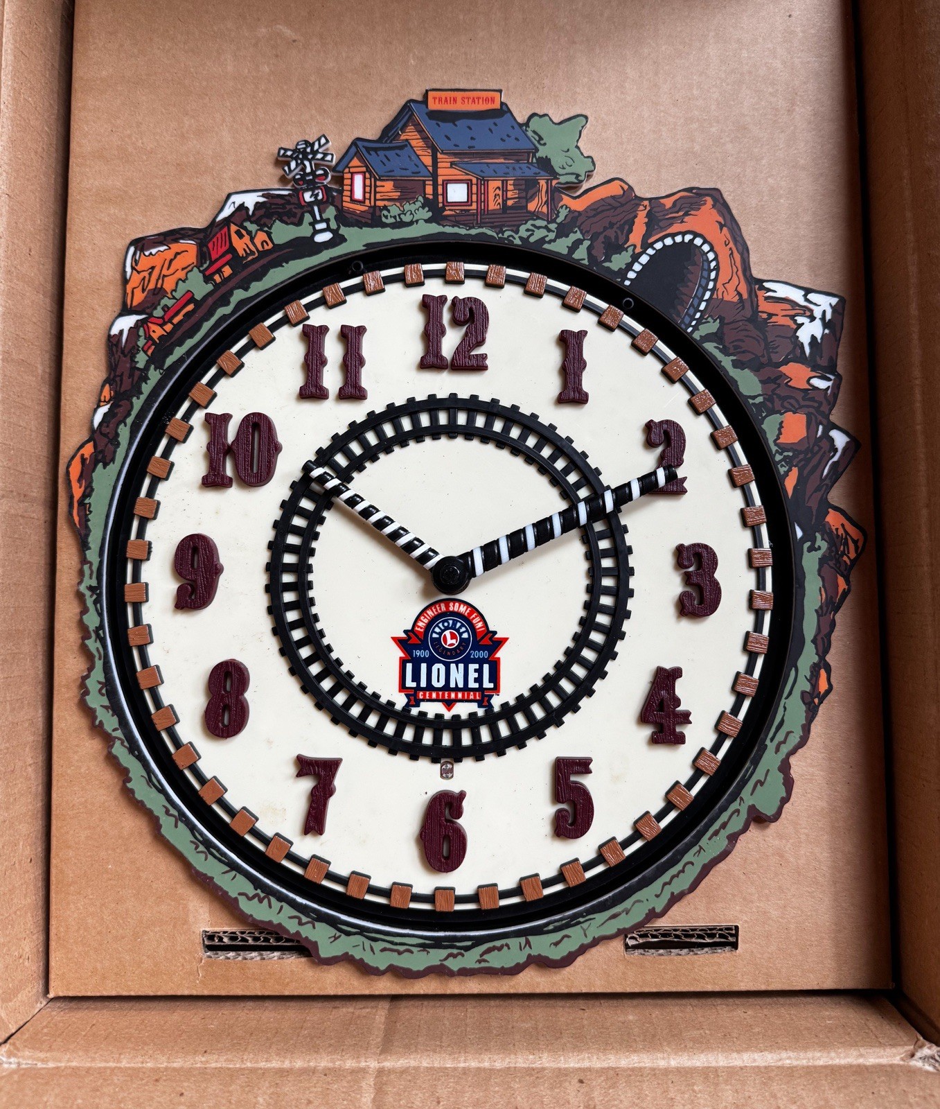 Vintage Lionel 100th Anniversary Train Clock No 7183 NIB Vintage Lionel 100th Anniversary Train Clock No 7183 NIB