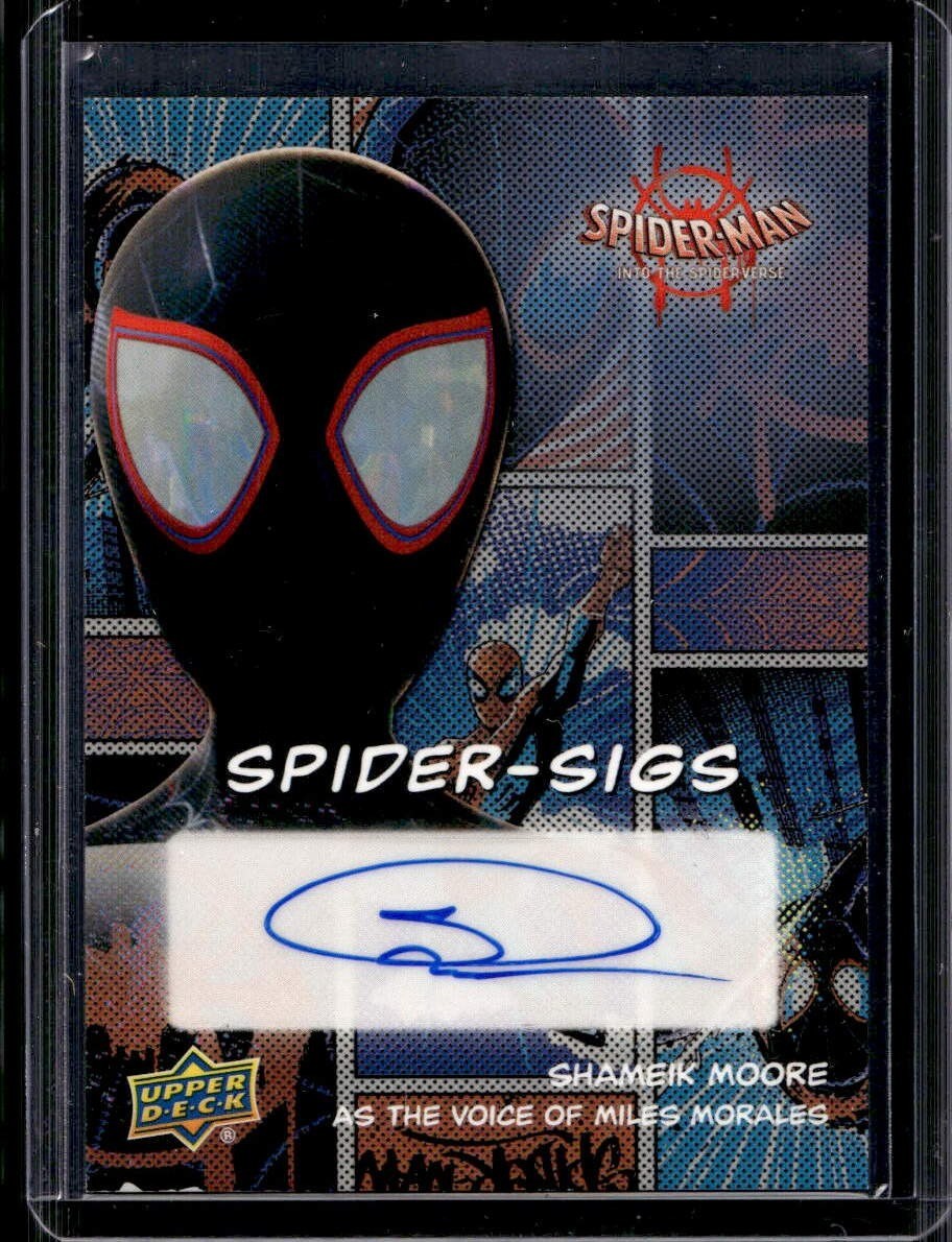 Shameik Moore 2022 Upper Deck Spider-Man: Into the Spider-Verse #SSP-SM Auto Shameik Moore 2022 Upper Deck Spider-Man: Into the Spider-Verse #SSP-SM Auto
