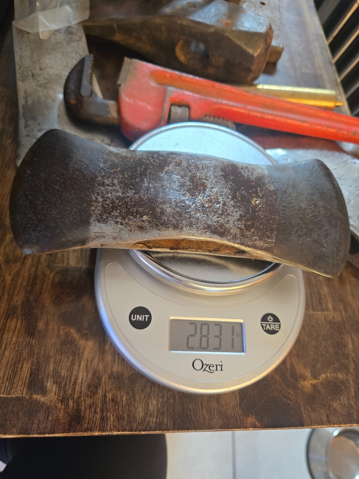 Vintage Unmarked Double Bit Axe Head 8.5 inches long 2.83 lbs Vintage Unmarked Double Bit Axe Head 8.5 inches long 2.83 lbs