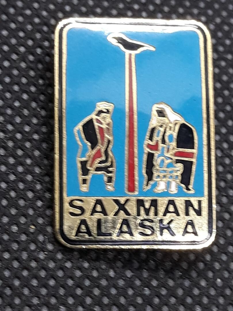 Vintage Saxman Alaska Enamel Hat Pin Totem Pole ~ Ships FREE Vintage Saxman Alaska Enamel Hat Pin Totem Pole ~ Ships FREE