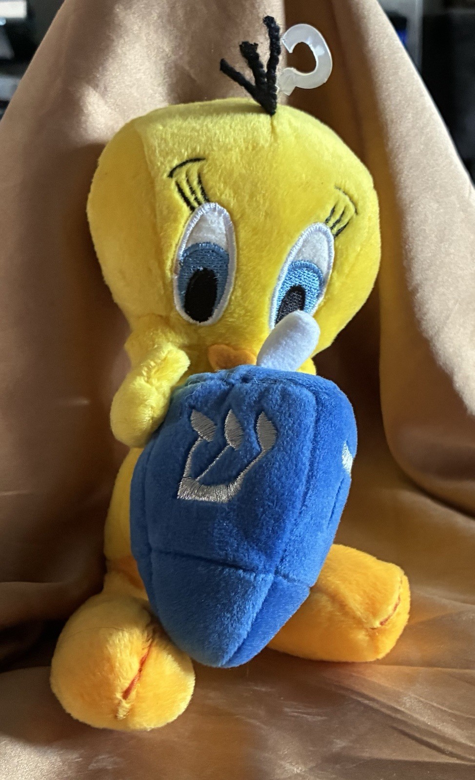 Vtg Tweety Bird Holiday Bean Bag Plush Hanukkah Dreidel 1999 WB 8 Vtg Tweety Bird Holiday Bean Bag Plush Hanukkah Dreidel 1999 WB 8