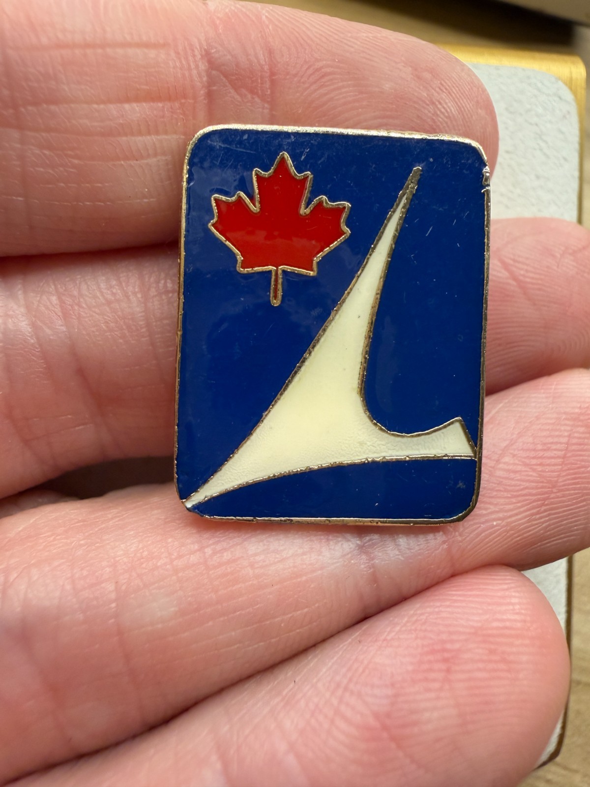 RARE Vintage Nordair Airline Lapel Pin Canadian Aviation Maple Leaf Tail Badge RARE Vintage Nordair Airline Lapel Pin Canadian Aviation Maple Leaf Tail Badge