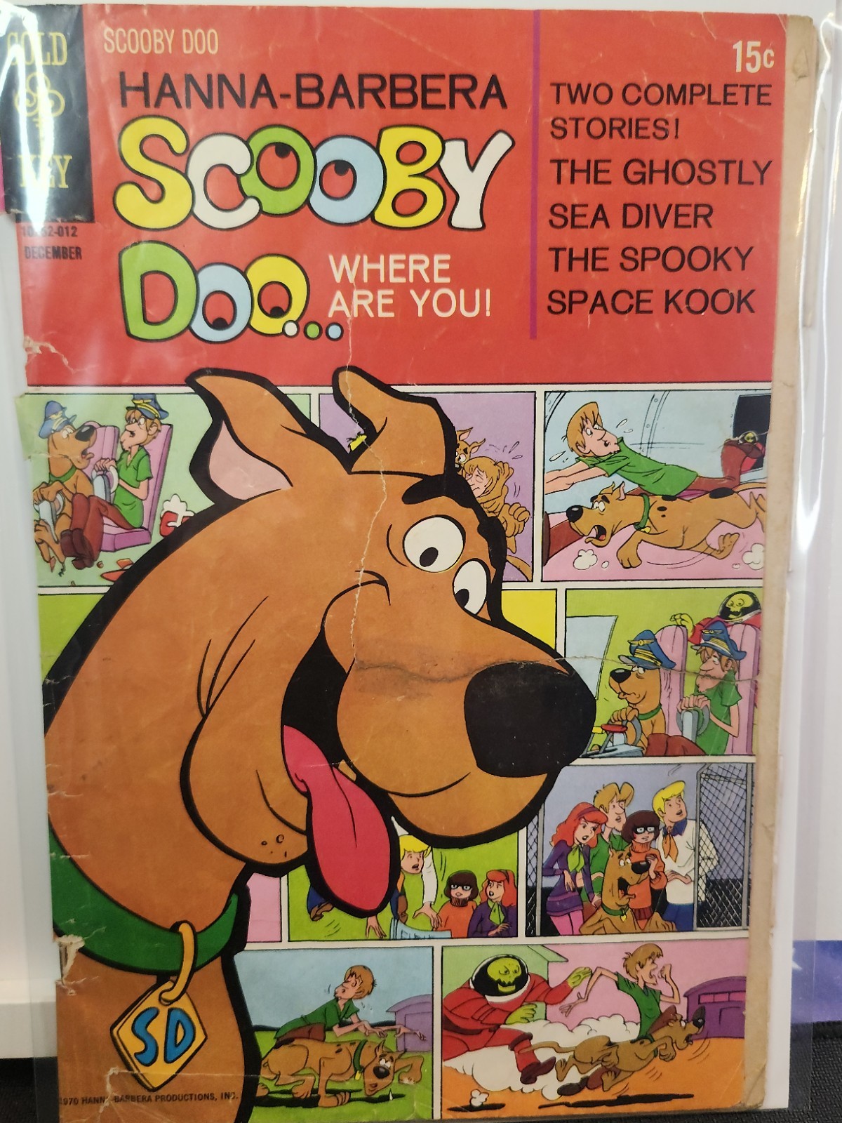 Scooby Doo Where Are You #4 (1970) RARE Gold Key Bronze Age Hanna-Barbera Scooby Doo Where Are You #4 (1970) RARE Gold Key Bronze Age Hanna-Barbera