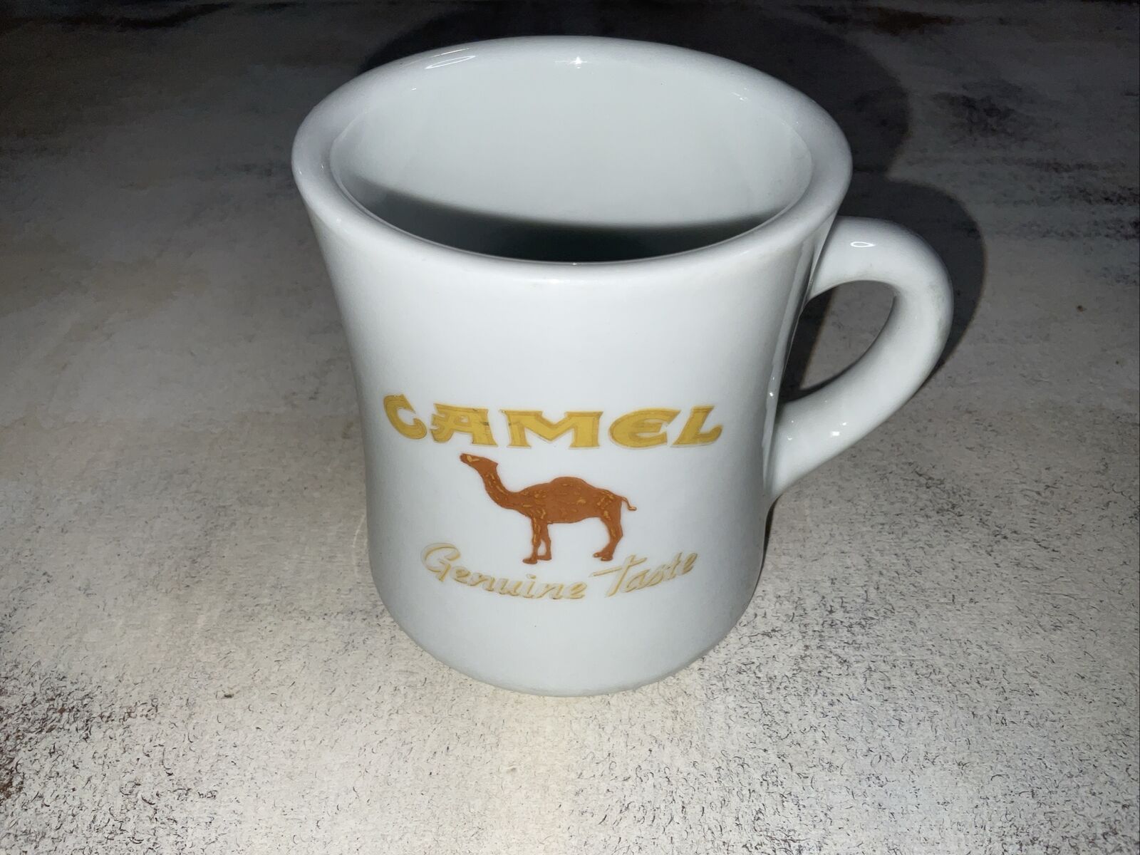 Vintage Camel Cigarettes Heavy Ceramic Coffee Mug Camel Genuine Taste Tobacco