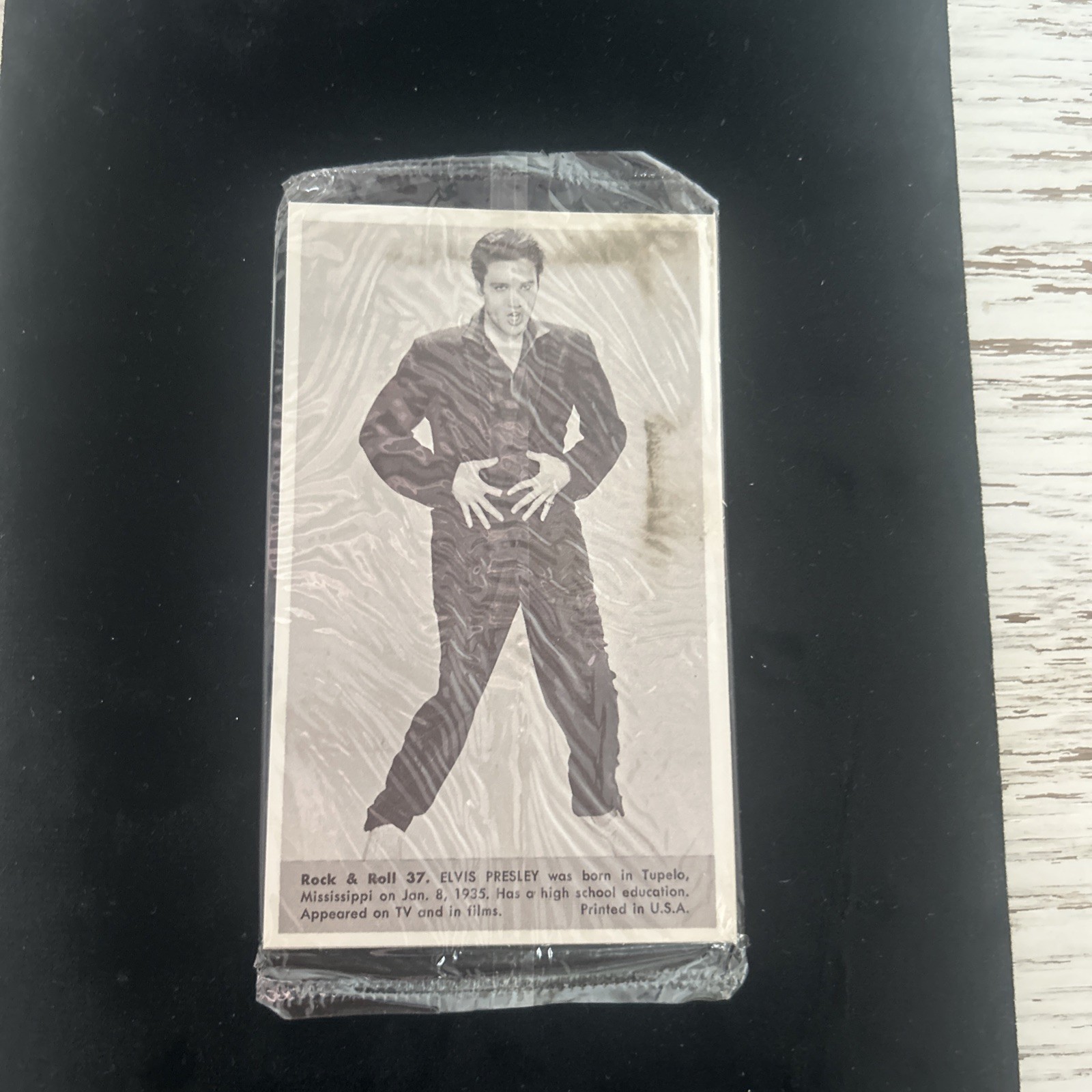 1959 NU-CARDS Rock Stars UNOPENED PACK ELVIS PRESLEY ON TOP Nat Cole Back 1959 NU-CARDS Rock Stars UNOPENED PACK ELVIS PRESLEY ON TOP Nat Cole Back