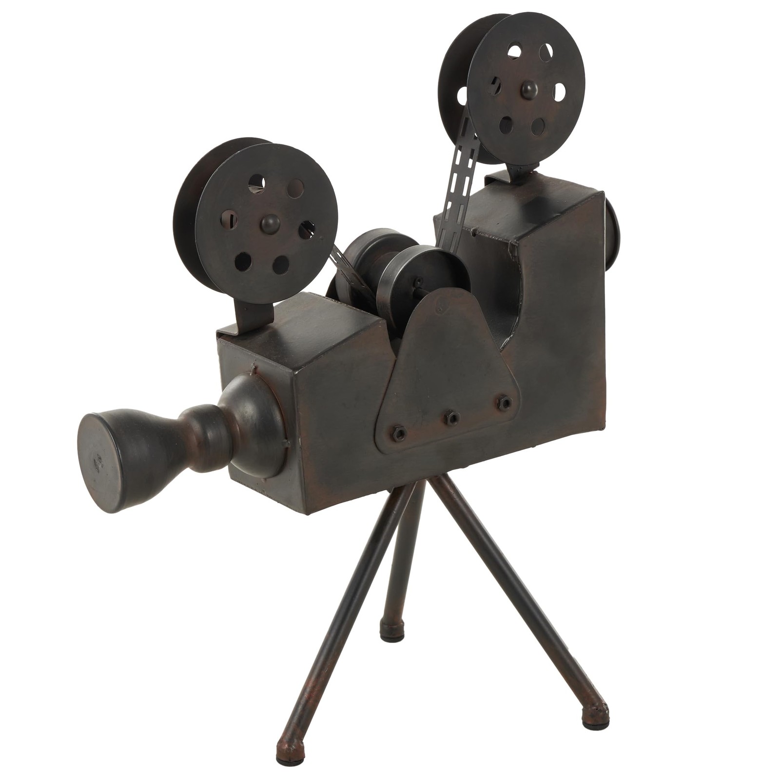 Deco 79 Metal Film Decorative Sculpture Camera Home Decor Statue 12x7x15 Brown Deco 79 Metal Film Decorative Sculpture Camera Home Decor Statue 12x7x15 Brown