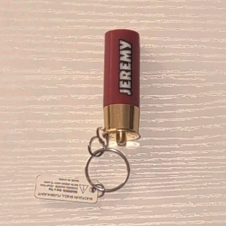 JEREMY Advertising Flashlight Keychain, Detachable Keyring, Red/Gold/Silver JEREMY Advertising Flashlight Keychain, Detachable Keyring, Red/Gold/Silver