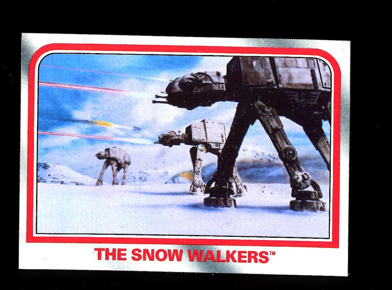 1980 TOPPS STAR WARS THE EMPIRE STRIKES BACK #43 THE SNOW WALKERS QTY 1980 TOPPS STAR WARS THE EMPIRE STRIKES BACK #43 THE SNOW WALKERS QTY