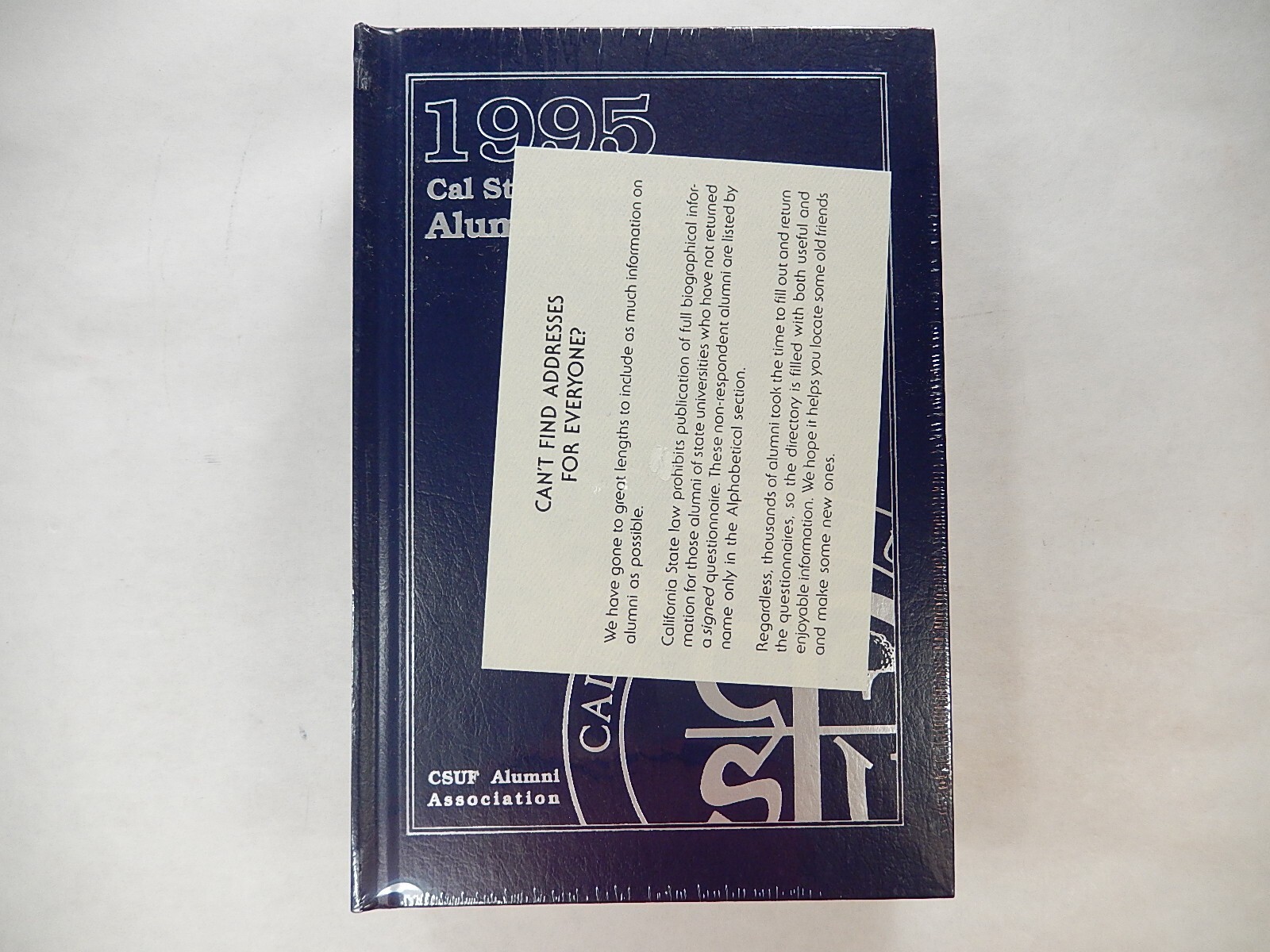 Alumni Directory, California State University, Fullerton, 1995, NEW
