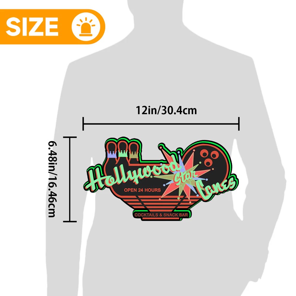 Hollywood Star Lanes Topper Print Lightbox The Big Lebowski for Pinball Machine