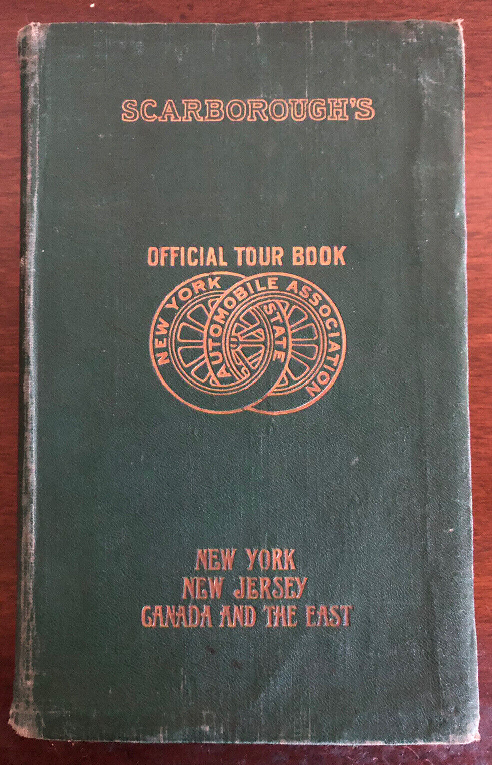 Antique Scarborough’s Official Tour Book (1917) NY Auto Assoc NJ Canada East US