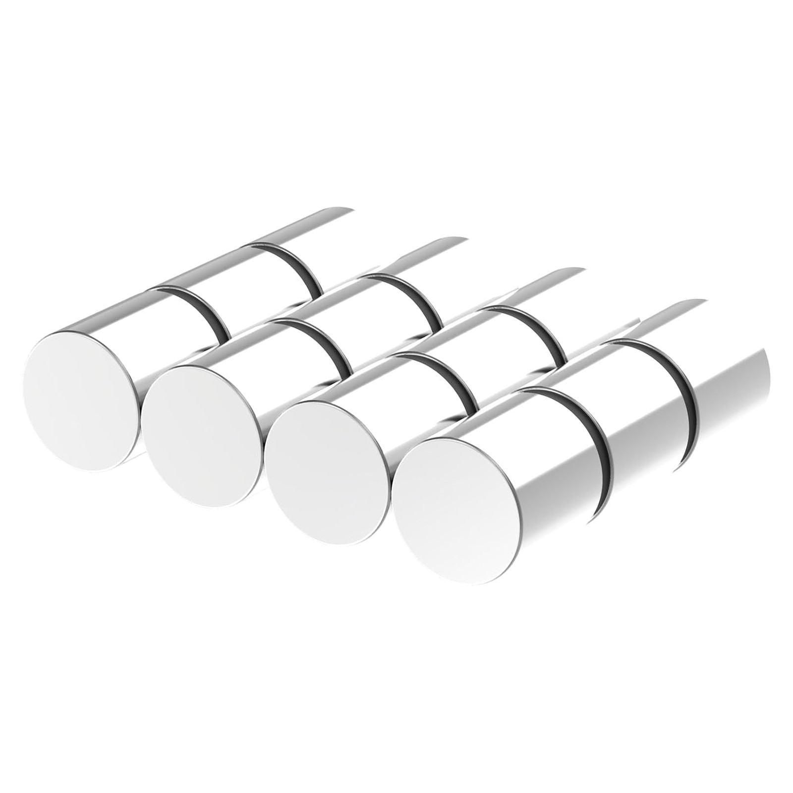 N52-1/2 inch x 1/2 inch - 12 Pack, Powerful Round Cylinder Rare Earth Magnets