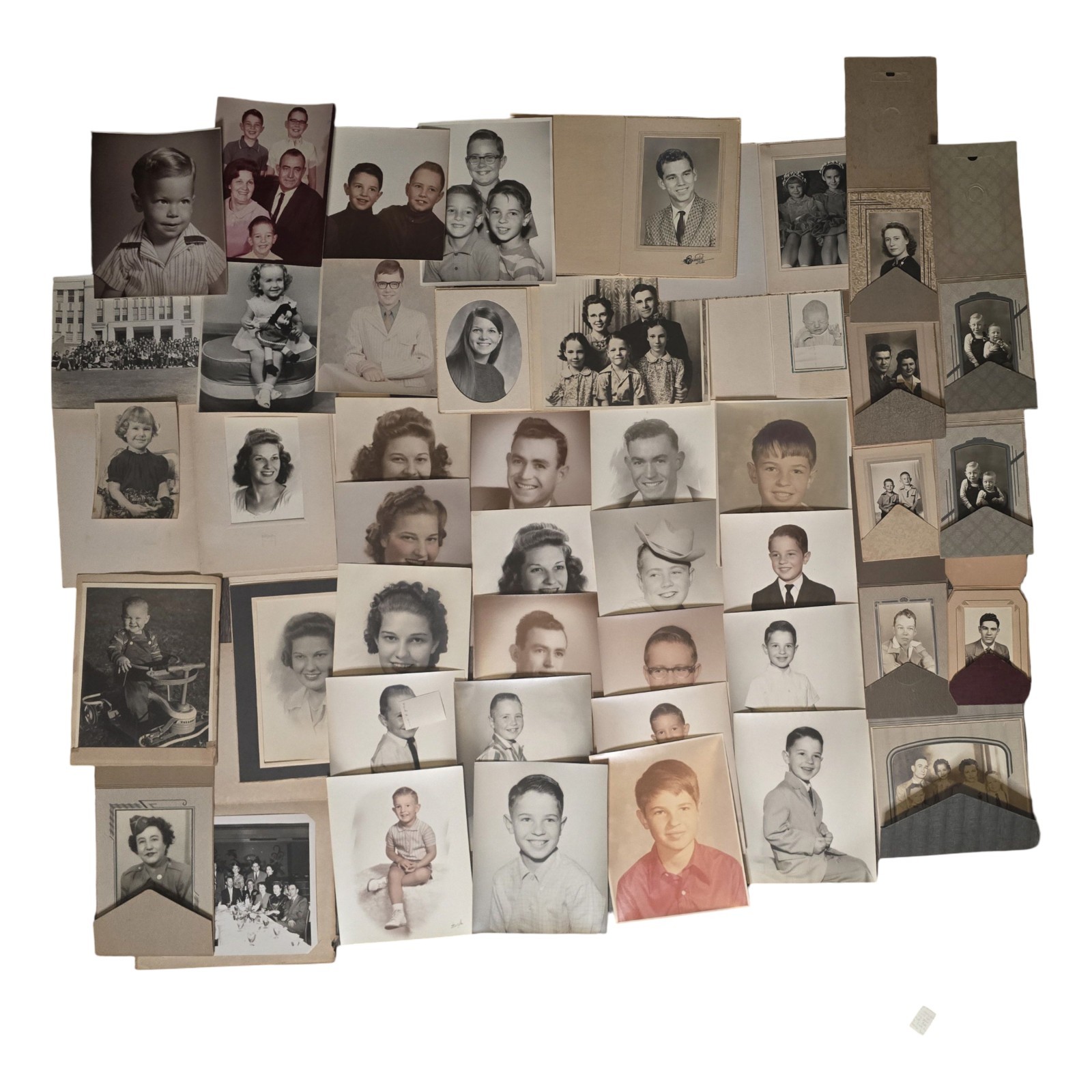 Lot of 12 Vintage 1940s-1960s Large Portrait Photos Lots Of 8x10s