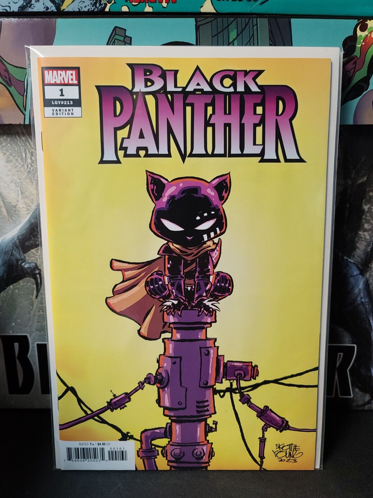 Black Panther #1 - LGY 213 - Marvel - 2023 - Skottie Young Variant