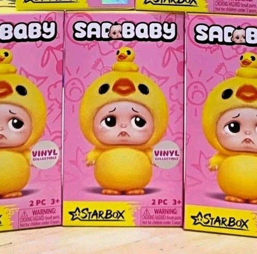 Starbox Sad Baby Vinyl Blind Pack Sealed (2 Pack) Ages 3+ Collectible Starbox Sad Baby Vinyl Blind Pack Sealed (2 Pack) Ages 3+ Collectible