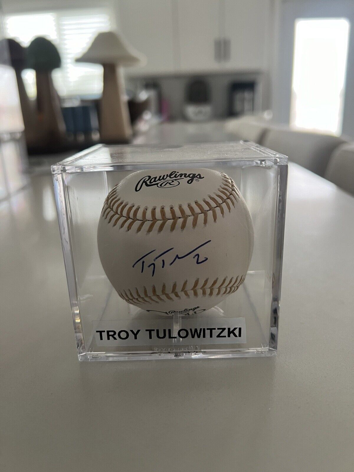 Troy Tulowitzki Signed Officlal Rawlings Major League Gold Glove Baseball