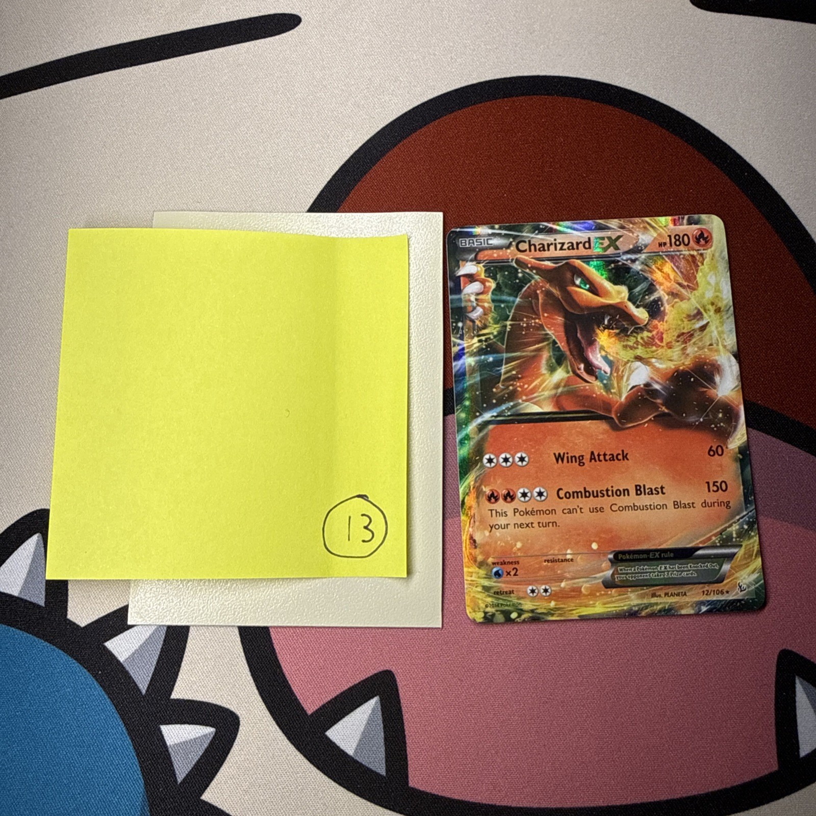 Pokémon Charizard EX Flashfire Rare Holo Card 12/106