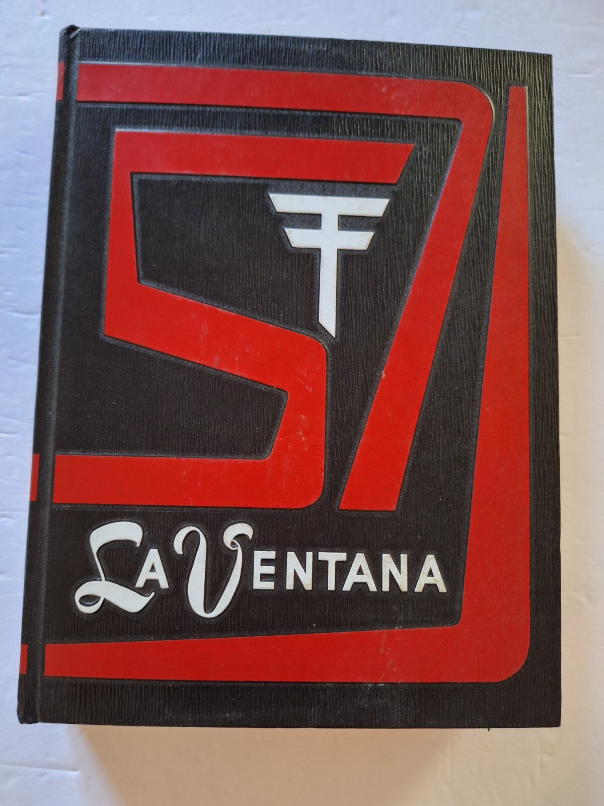 Vintage School Yearbook Annual 1957 La Ventana Texas Tech. Lubbock, Texas