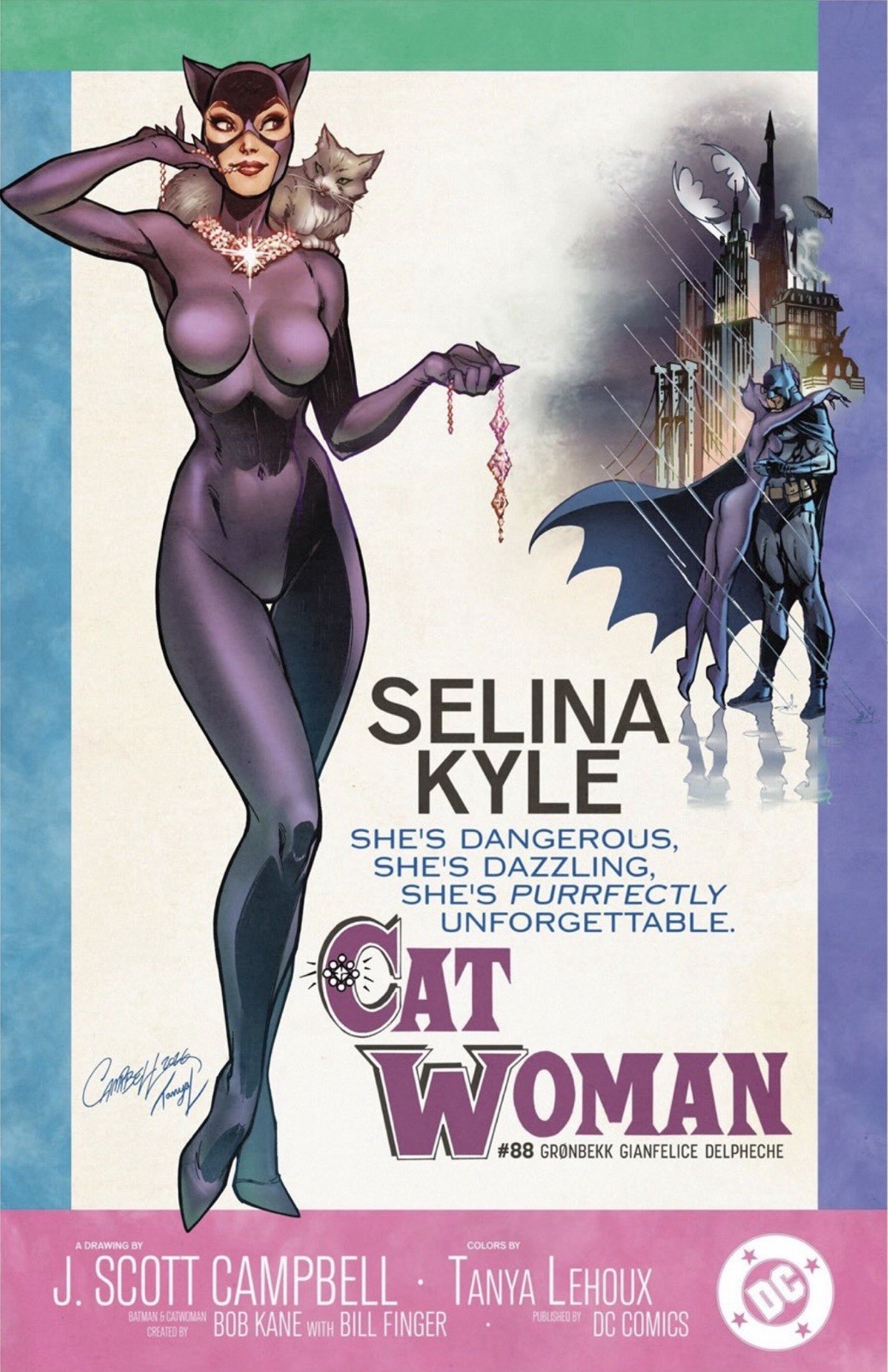 Catwoman #88 J Scott Campbell Breakfast At Tiffany’s Movie Poster Homage Presale Catwoman #88 J Scott Campbell Breakfast At Tiffany’s Movie Poster Homage Presale