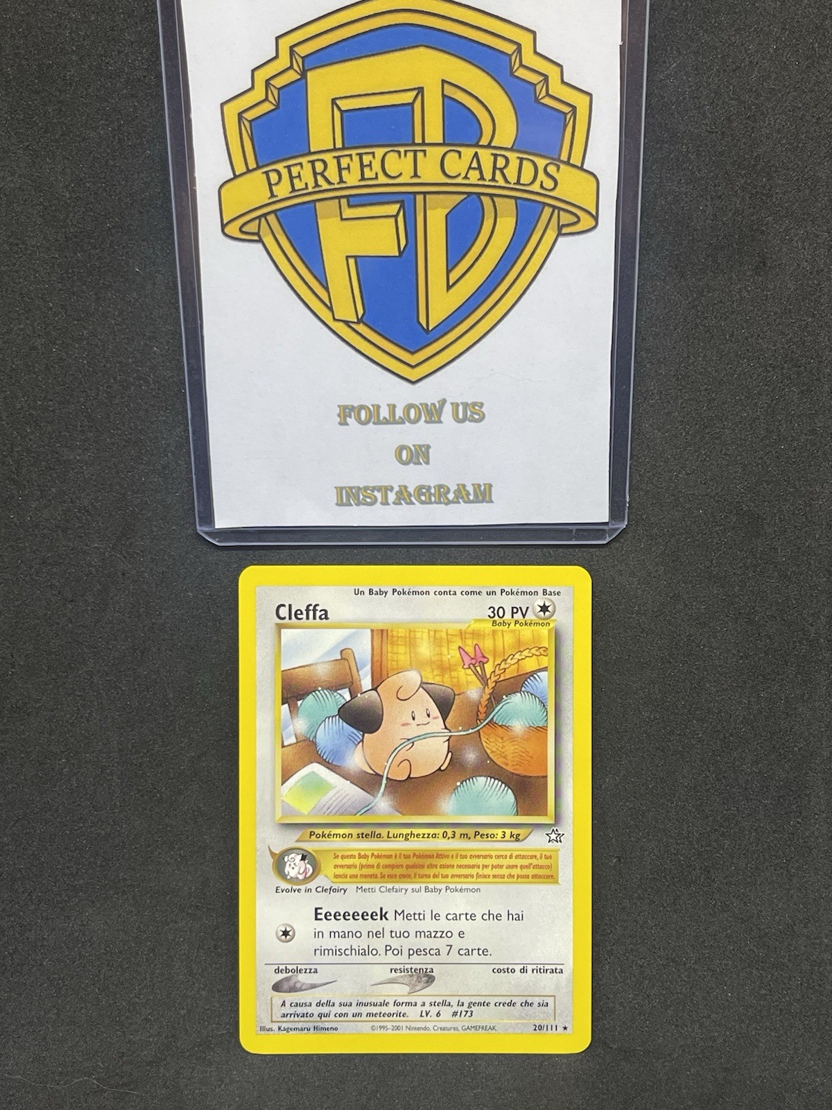 POKÉMON NEO GENESIS UNLIMITED KEY NONHOLO 20/111 NM