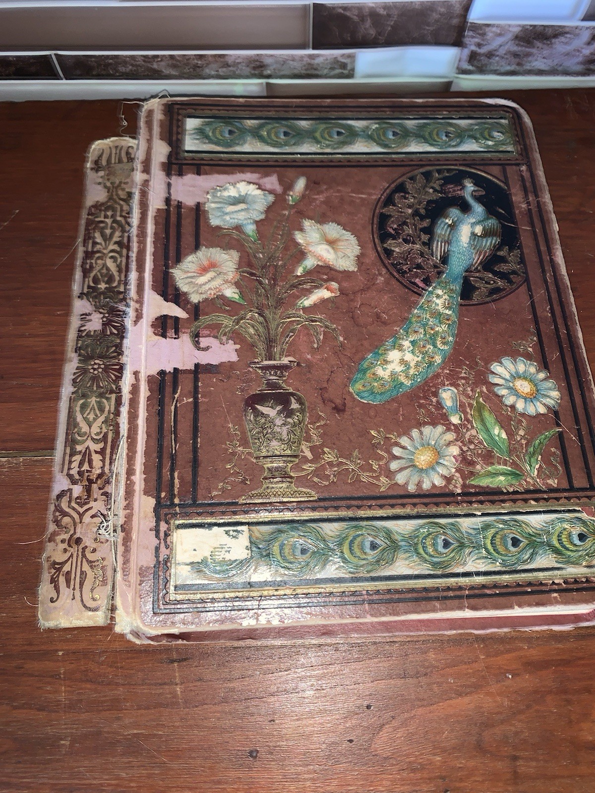 Antique Beautiful Antique Victorian Scrapbook Advertising Full Of Ephemera