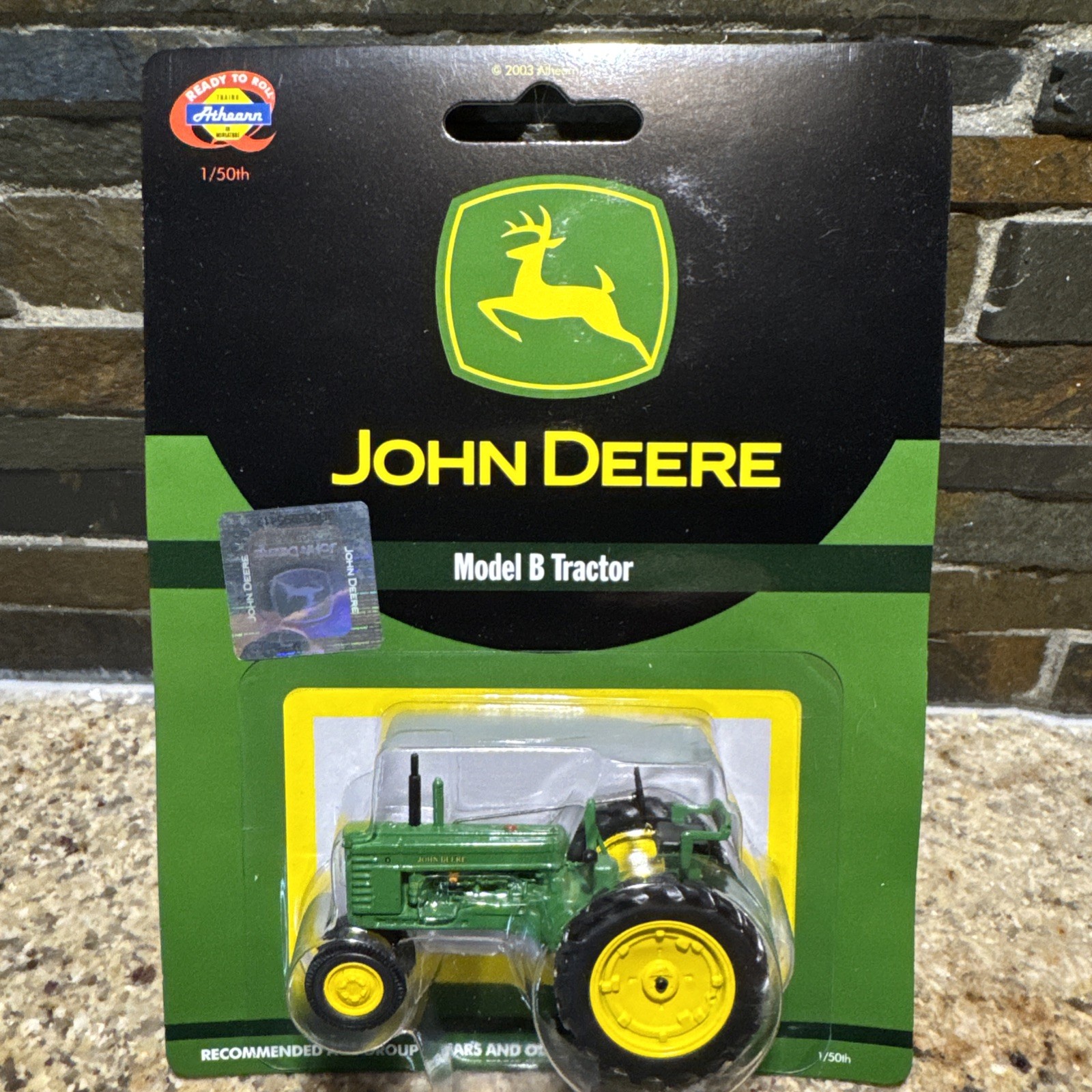 Athearn 1/50th Scale John Deere Model B Tractor Item #7750