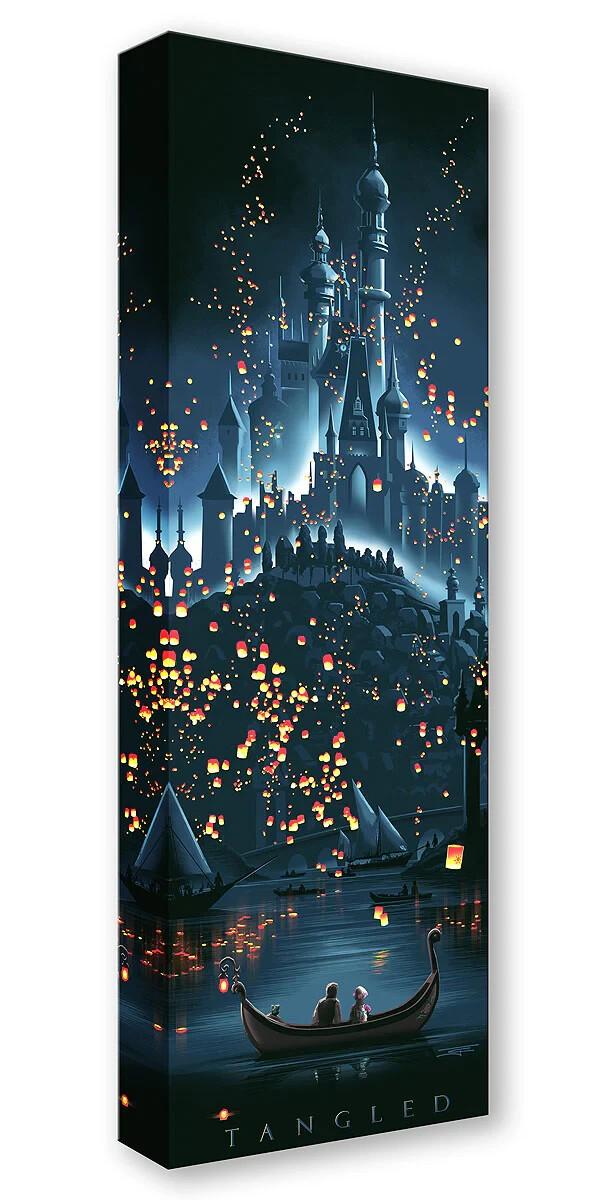 Disney Fine Art Limited Edition Canvas-Tangled-Rapunzel-JC Richards
