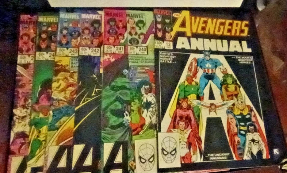 The Avengers #233-238 #240-245 Annual #12 Marvel 1983-1984 13 Issue Lot VF The Avengers #233-238 #240-245 Annual #12 Marvel 1983-1984 13 Issue Lot VF