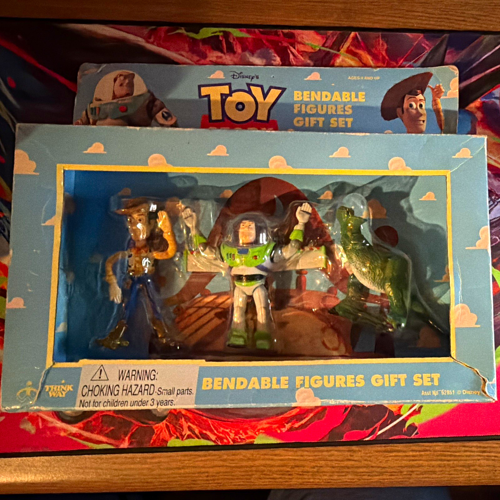 Disney Toy Story Bendable Figures Gift Set Woody Buzz Lightyear Rex