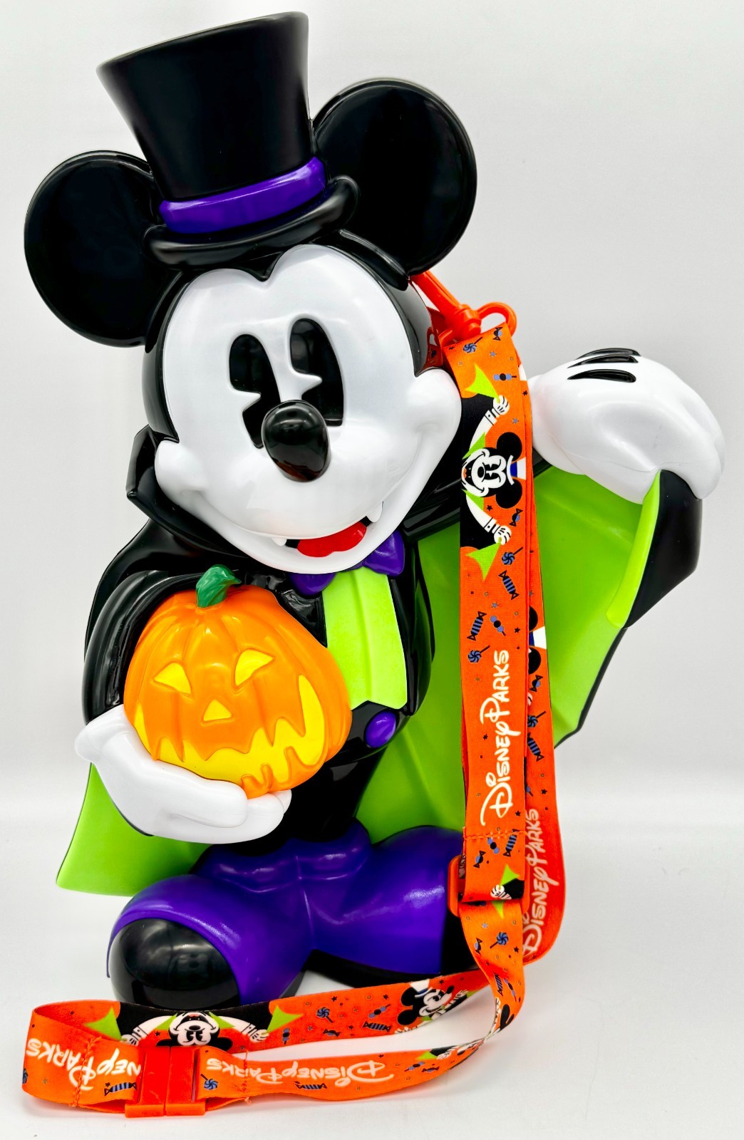 2026 Disney Parks Halloween Vampire Mickey Mouse Pumpkin Popcorn Bucket (New) 2026 Disney Parks Halloween Vampire Mickey Mouse Pumpkin Popcorn Bucket (New)