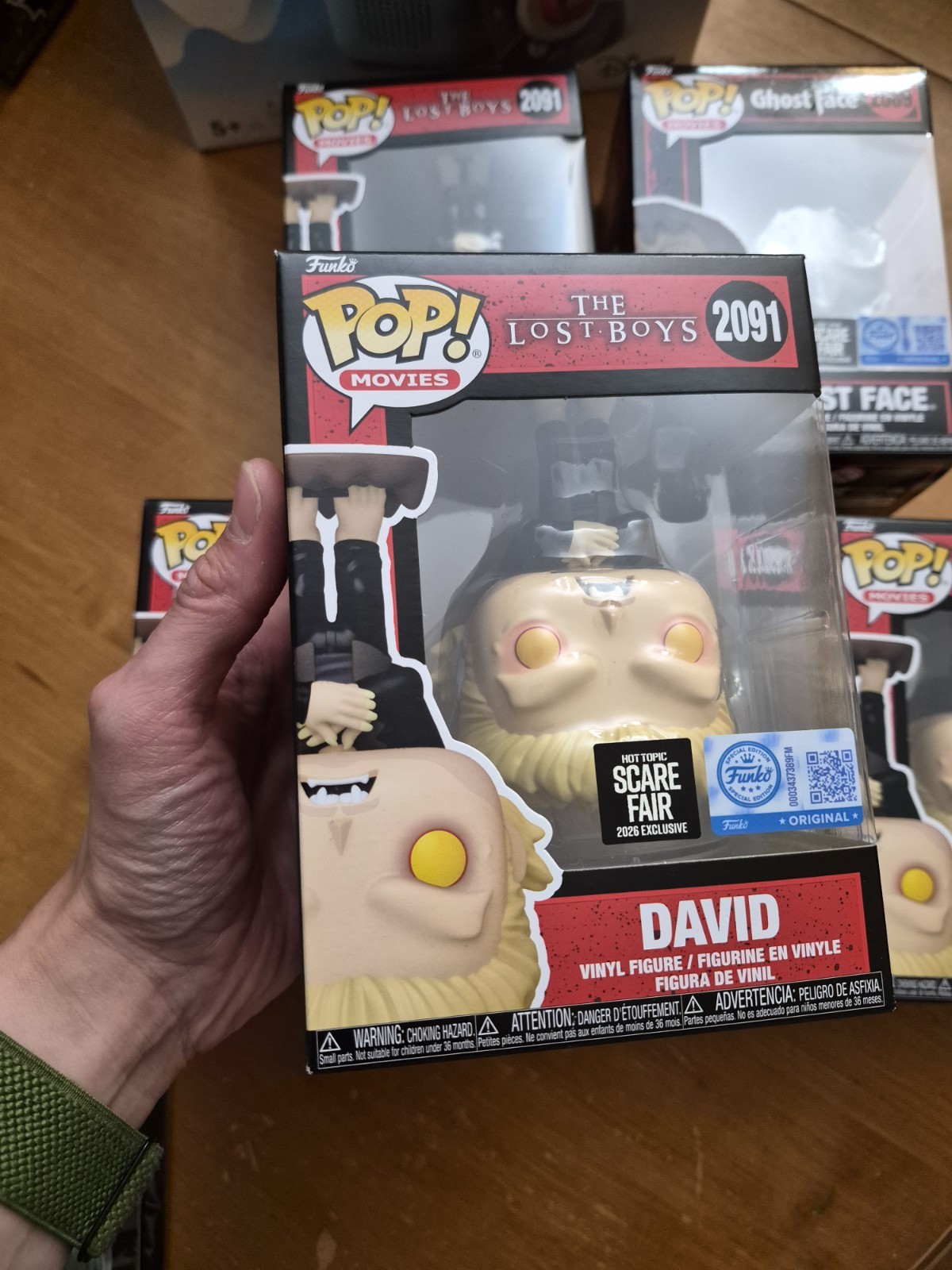 Funko Pop DAVID # 2091 The Lost Boys HOT TOPIC SCARE FAIR 2026 Funko Pop DAVID # 2091 The Lost Boys HOT TOPIC SCARE FAIR 2026