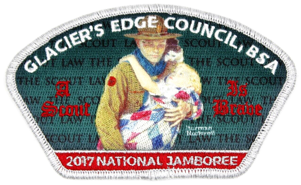 2017 National Jamboree Brave Glacier's Edge Council CSP WI Norman Rockwell