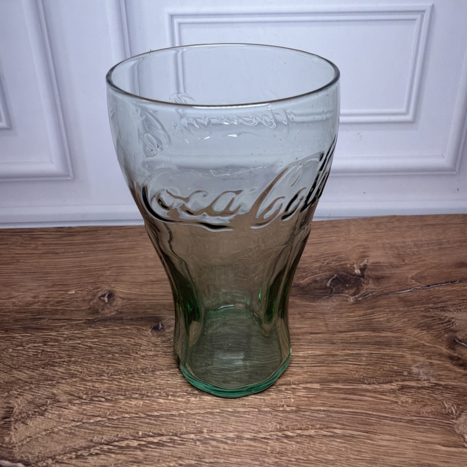 Vintage Georgia Green Coca Cola Mini Contour Glass Tumbler 4.5 Inch 5 Oz