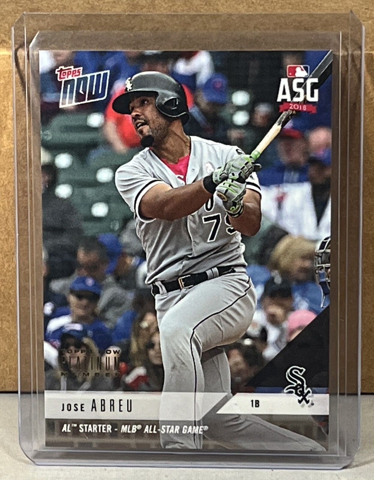 2018 TOPPS NOW PLATINUM ALL-STAR GAME #AS-11 JOSE ABREU CHICAGO WHITE SOX