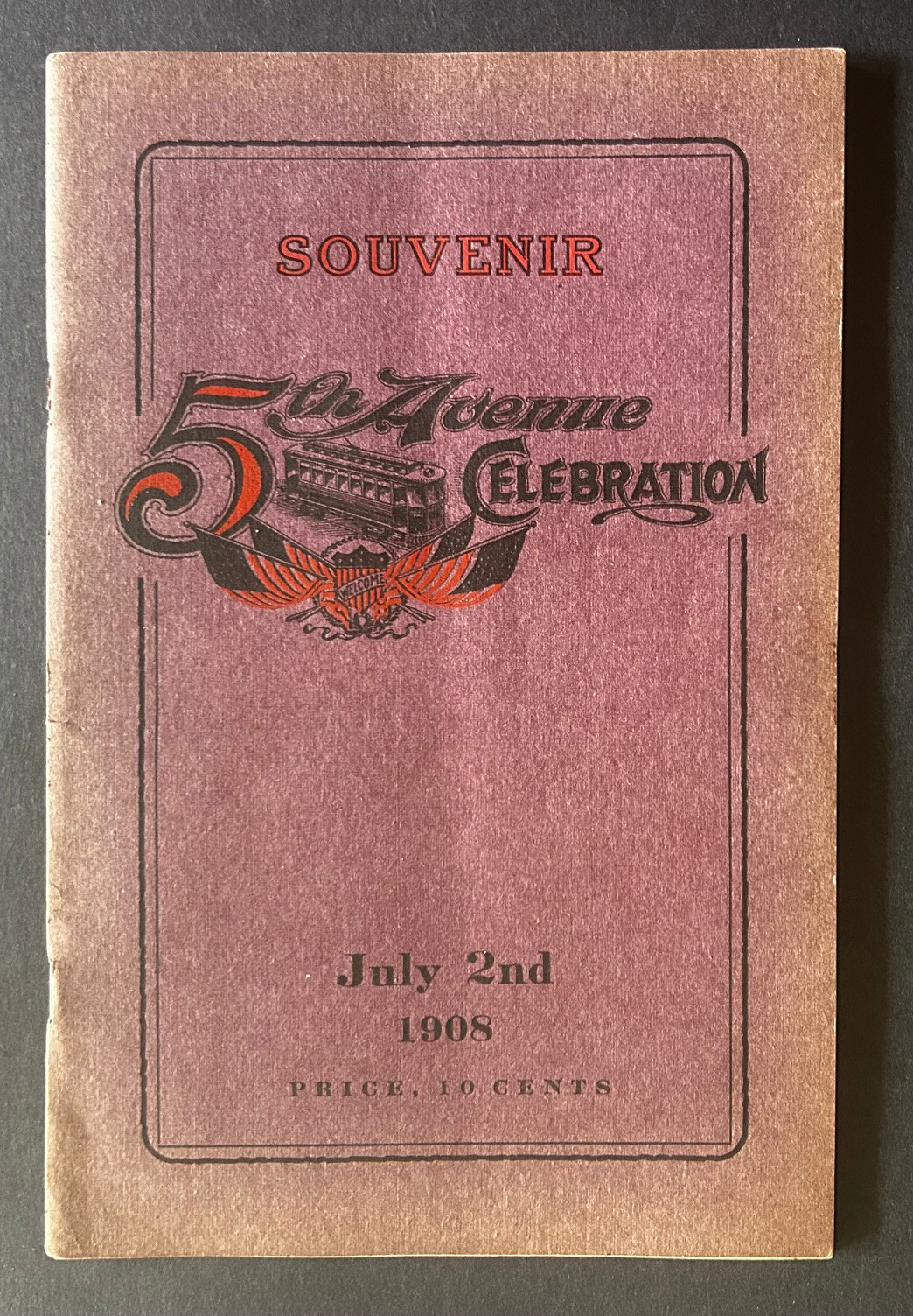 Very Rare 1908 5th Avenue Celebration (Grand Rapids, MI) Souvenir Booklet