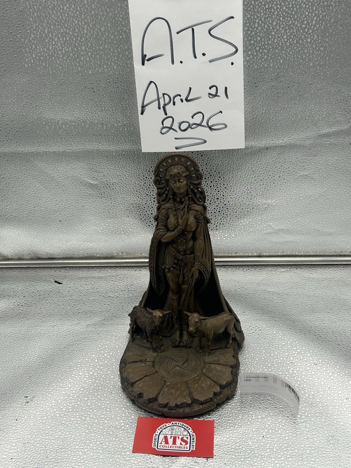 ****SALE Celtic Goddess of Fire Brigid Statue Patroness of Hope Poetry SALE***** ****SALE Celtic Goddess of Fire Brigid Statue Patroness of Hope Poetry SALE*****