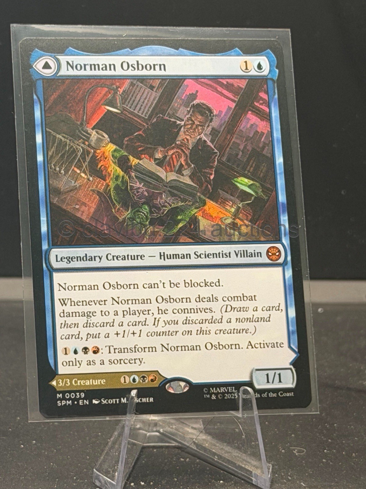 MTG 2025 MARVEL SPIDER-MAN - Norman Osborn // Green Goblin #0039 Mythic MTG 2025 MARVEL SPIDER-MAN - Norman Osborn // Green Goblin #0039 Mythic