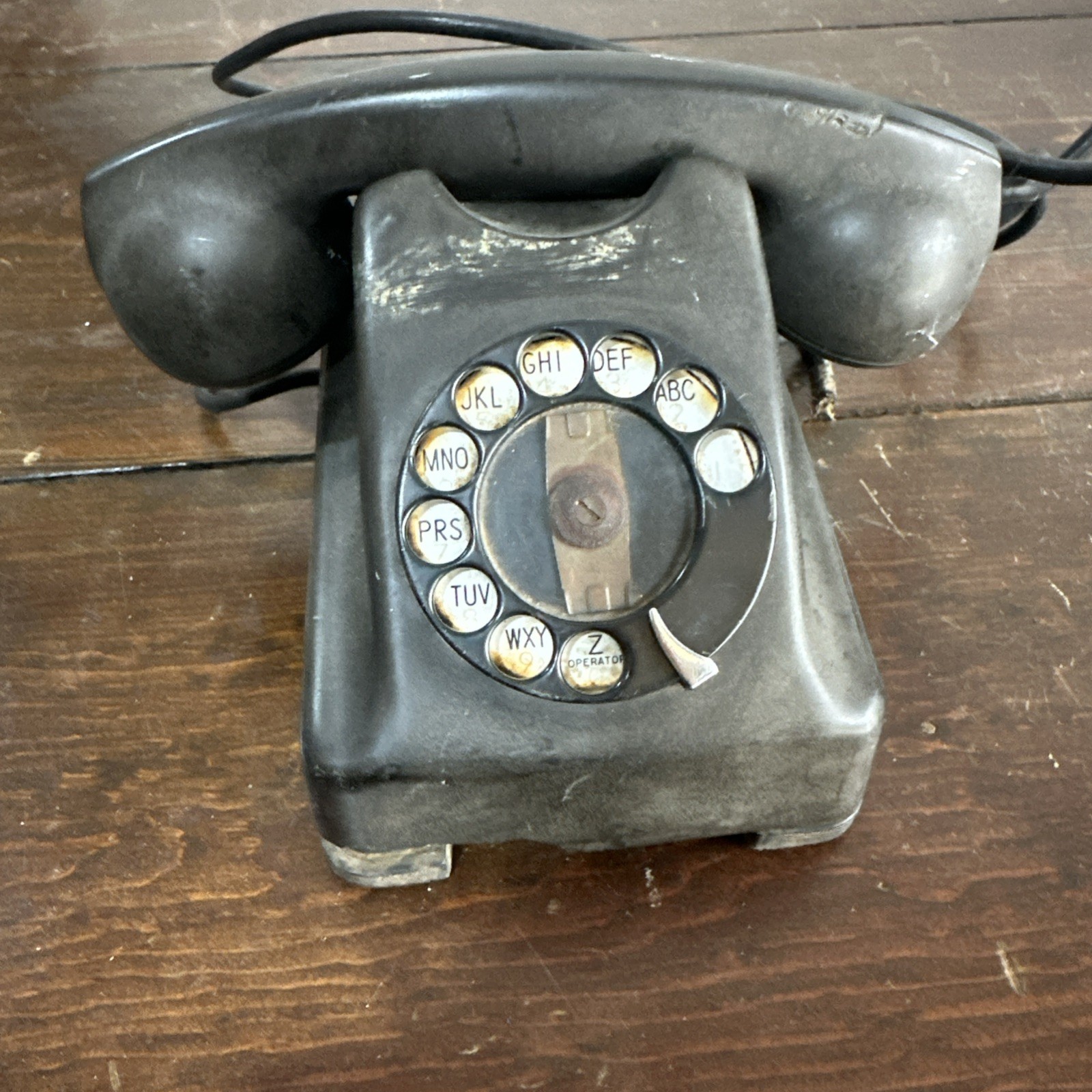 Kellogg Antique Red Bar Telephone 1000 Series Switchboard & Supply Co Art Deco