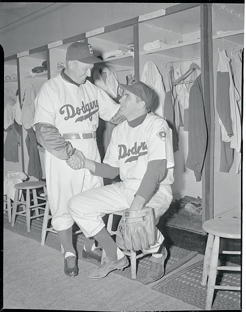 Jackie Robinson Pee Wee Reese;Double Play 1951 OLD PHOTO Jackie Robinson Pee Wee Reese;Double Play 1951 OLD PHOTO