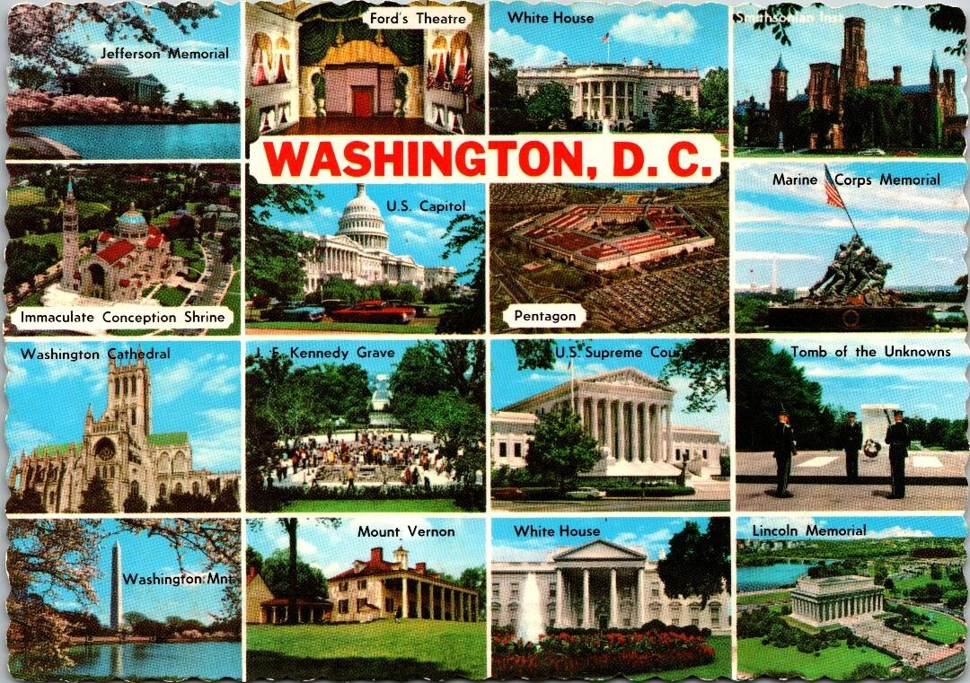 Multiple Views, Historical Landmarks and Locations, Washington, D.C. Multiple Views, Historical Landmarks and Locations, Washington, D.C.