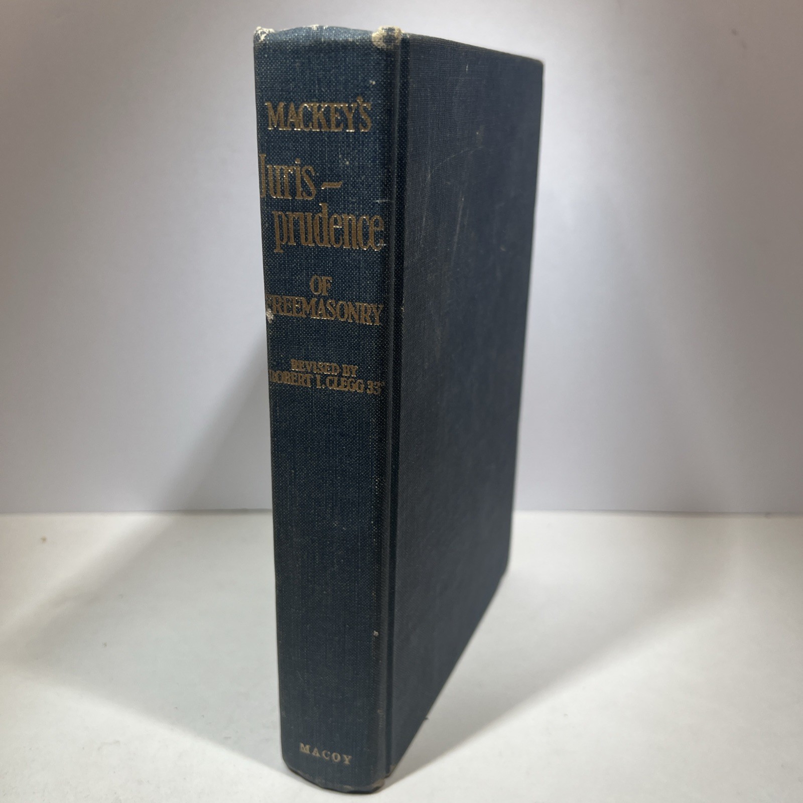 Mackey\'s Jurisprudence Of Freemasonry By Robert I. Clegg 1980 HC SH Mackey\'s Jurisprudence Of Freemasonry By Robert I. Clegg 1980 HC SH