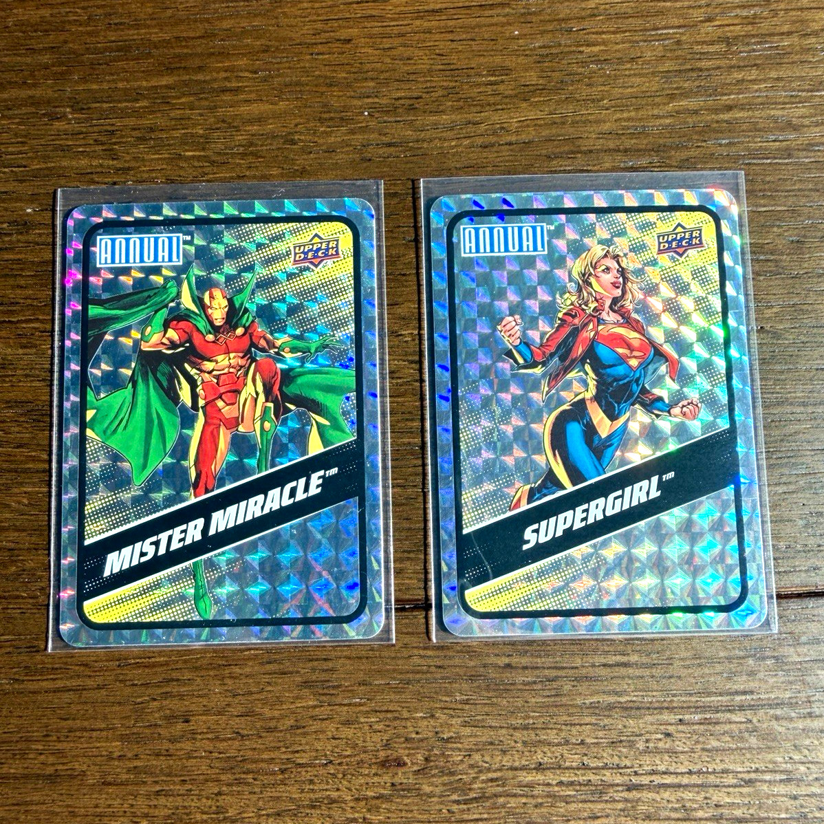 2024-25 Upper Deck DC Annual Backscatters Supergirl B-14 Mister Miracle B-22 Lot 2024-25 Upper Deck DC Annual Backscatters Supergirl B-14 Mister Miracle B-22 Lot