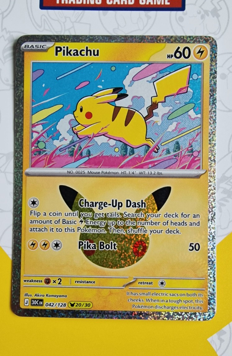 The Pokémon Company Pokémon TCG Pikachu 042/128 Cosmos Holo - SV 151 English