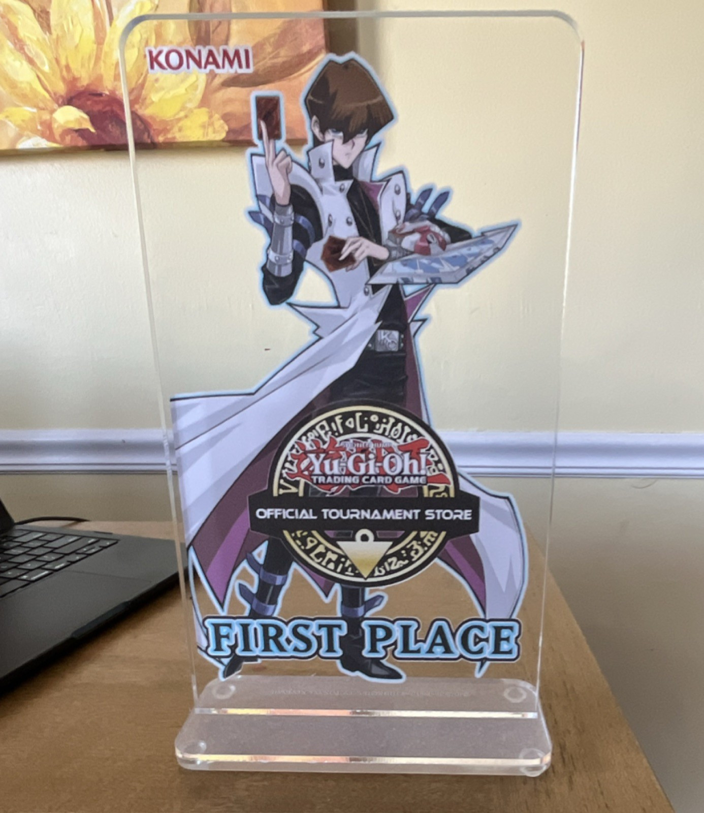 Konami Yu-Gi-Oh Tournament First Place Trophy Seto Kaiba Konami Yu-Gi-Oh Tournament First Place Trophy Seto Kaiba