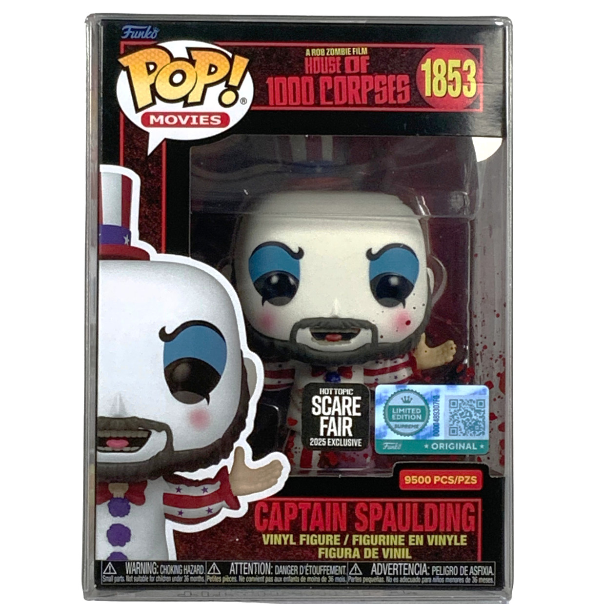 HORROR HALLOWEEN Funko Pop Cave CAPTAIN SPAULDING HT Scare Fair Limited Edition