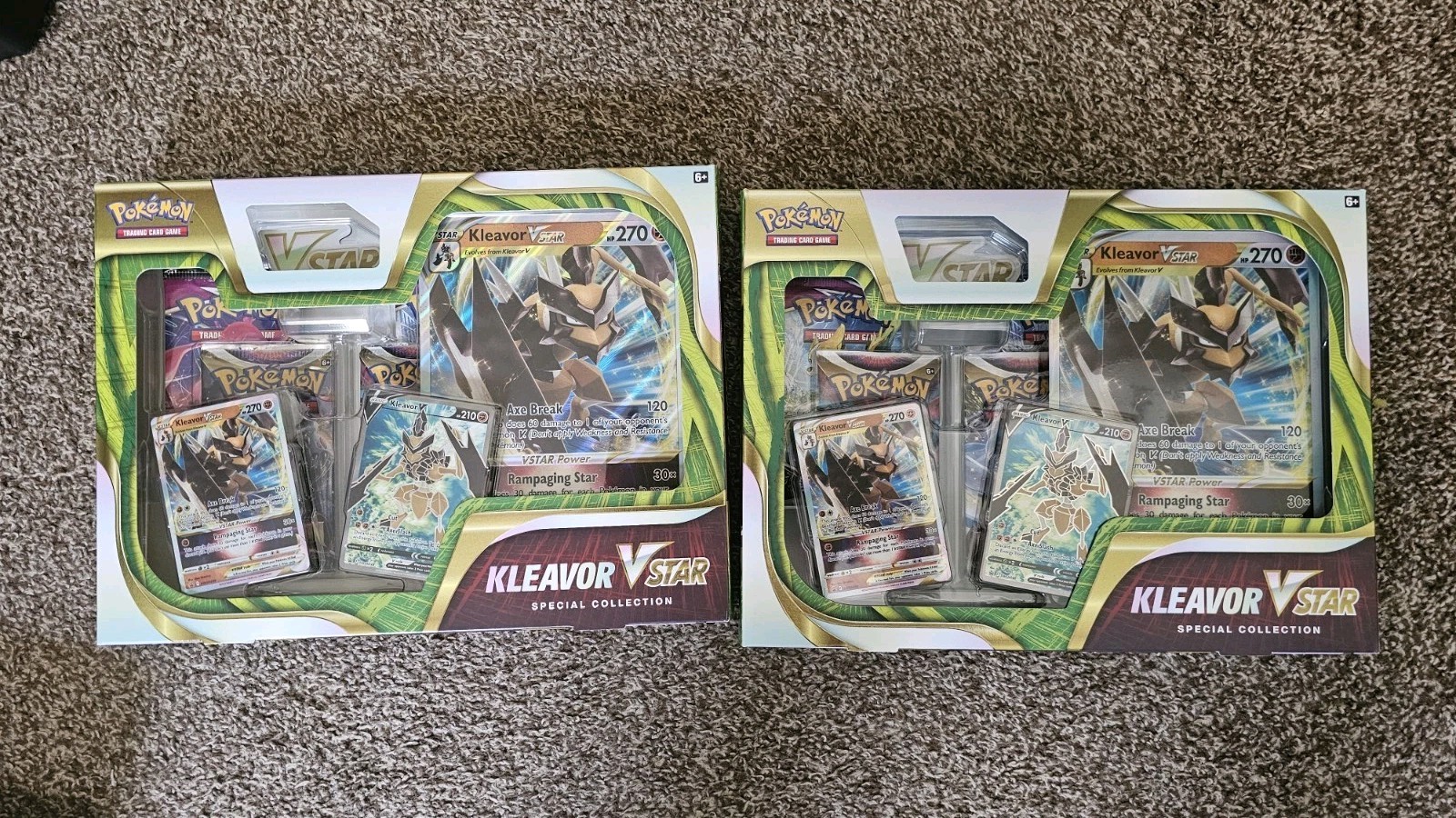 Two Pokémon TCG: Kleavor VSTAR Premium Brand New Two Pokémon TCG: Kleavor VSTAR Premium Brand New