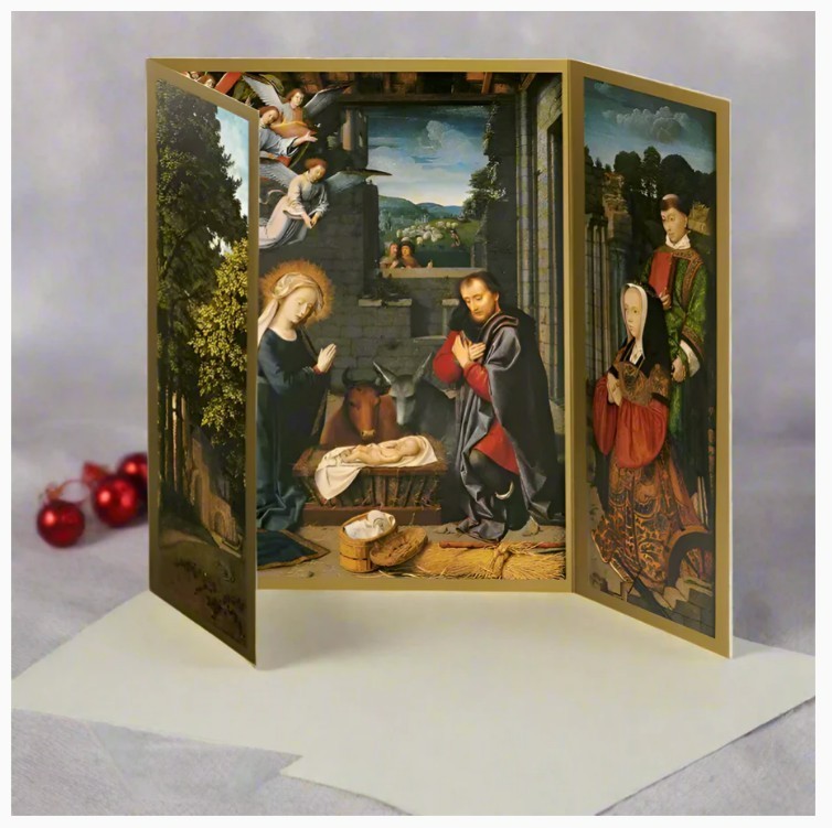 Metropolitan Museum of Art, Gerard David: The Nativity Triptych Christmas Cards Metropolitan Museum of Art, Gerard David: The Nativity Triptych Christmas Cards