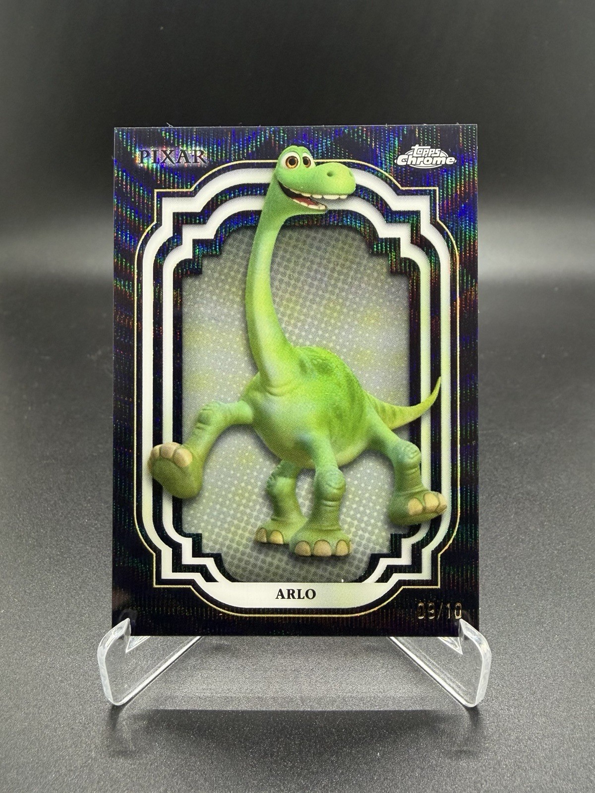 2024 Topps Chrome Disney Arlo Black Refractor /10 #164 The Good Dinosaur 2024 Topps Chrome Disney Arlo Black Refractor /10 #164 The Good Dinosaur