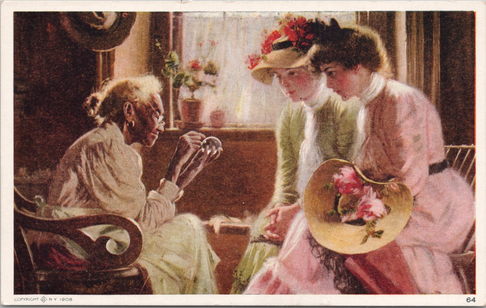 1908 POSTCARD-Harry Herman Roseland The Fortune Teller 1908 POSTCARD-Harry Herman Roseland The Fortune Teller