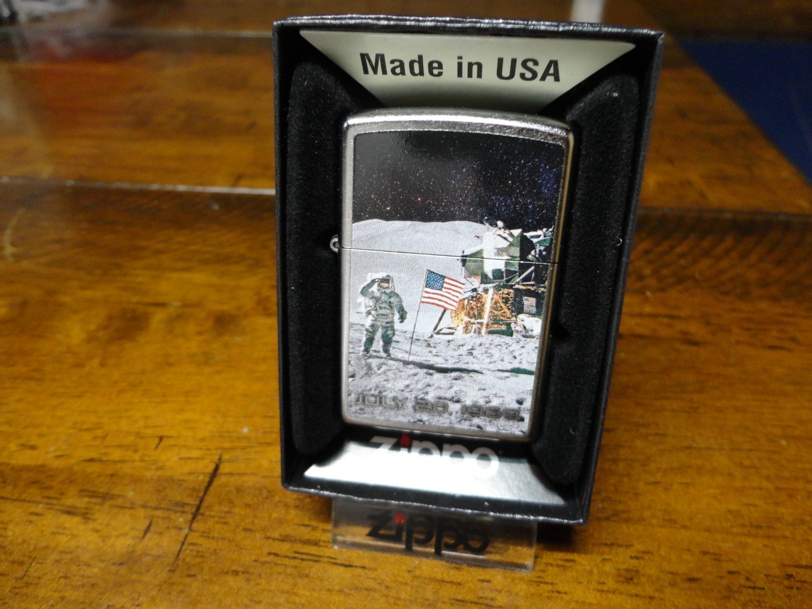 APOLLO 11 MOONLANDING JULY 20 1969 ZIPPO LIGHTER MINT IN BOX 2025 APOLLO 11 MOONLANDING JULY 20 1969 ZIPPO LIGHTER MINT IN BOX 2025